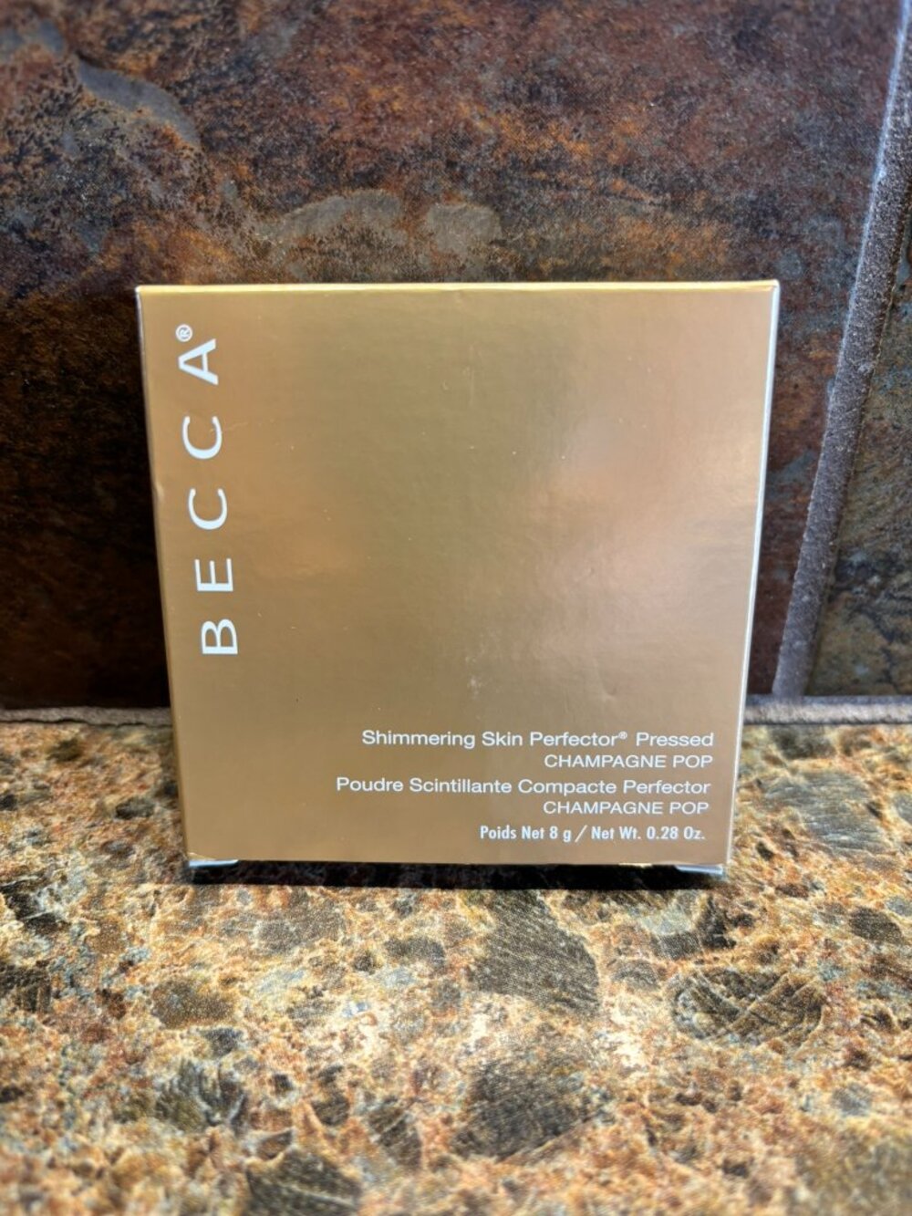 New BECCA Shimmering Skin Perfector Pressed Champagne Pop Full Size
